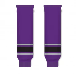 Athletic (AK) Knit Athletic Knit (AK) HS630-953 Los Angeles Kings Third Purple Knit Ice Hockey Socks
