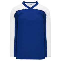 Athletic (AK) Knit Athletic Knit (AK) LB153Y-206 Youth Royal Blue/White Box Lacrosse Jersey