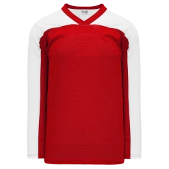 Athletic (AK) Knit Athletic Knit (AK) LB153Y-208 Youth Red/White Box Lacrosse Jersey Hockey