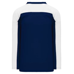 Athletic (AK) Knit Athletic Knit (AK) LB153Y-216 Youth Navy/White Box Lacrosse Jersey