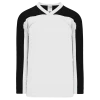 Athletic (AK) Knit Athletic Knit (AK) LB153A-222 Adult White/Black Box Lacrosse Jersey Hockey