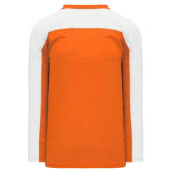 Athletic (AK) Knit Athletic Knit (AK) LB153A-238 Adult Orange/White Box Lacrosse Jersey
