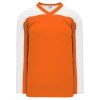 Athletic (AK) Knit Athletic Knit (AK) LB153A-238 Adult Orange/White Box Lacrosse Jersey