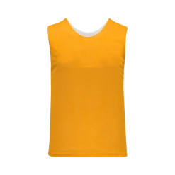 Athletic (AK) Knit Athletic Knit (AK) LF302Y-236 Youth Reversible Gold/White Field Lacrosse Jersey