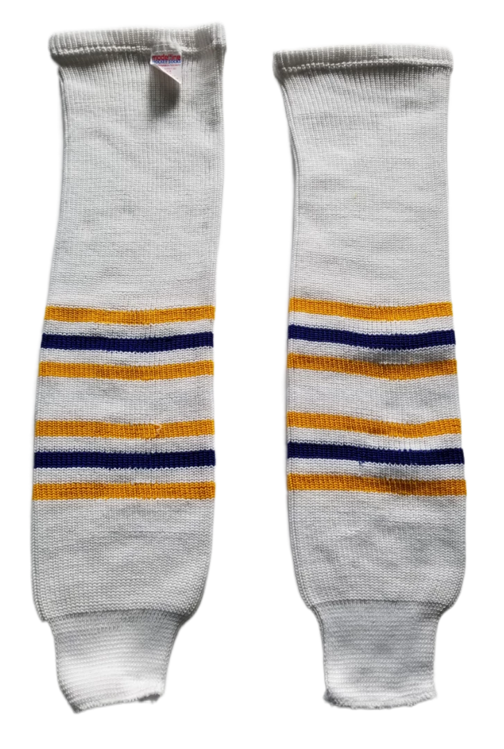 Modelline 1970s Buffalo Sabres Knit Ice Hockey Socks 4 Modelline 1970s Buffalo Sabres Knit Ice Hockey Socks