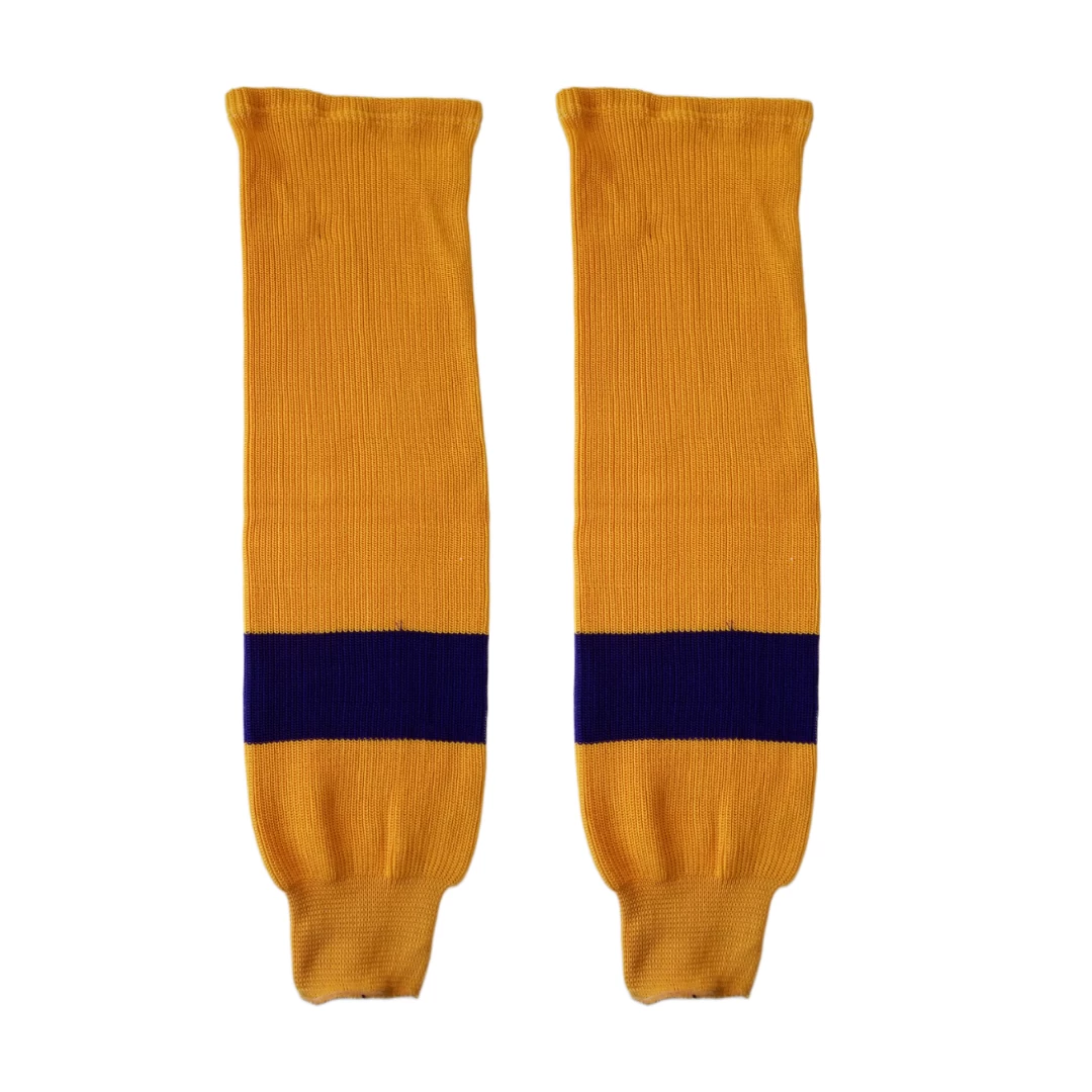 Modelline Los Angeles Kings Alternate Gold Knit Ice Hockey Socks 3 Modelline Los Angeles Kings Alternate Gold Knit Ice Hockey Socks