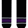 Modelline 1999-2011 Los Angeles Kings Home Black Knit Ice Hockey Socks