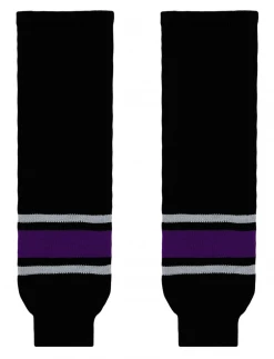 Modelline 1999-2011 Los Angeles Kings Home Black Knit Ice Hockey Socks