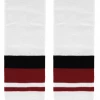 Modelline Arizona Coyotes Away White Knit Ice Hockey Socks