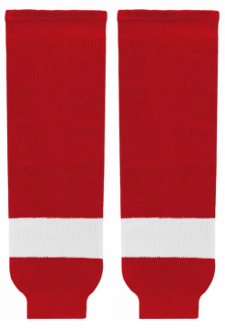 Modelline Detroit Red Wings Home Red Knit Ice Hockey Socks