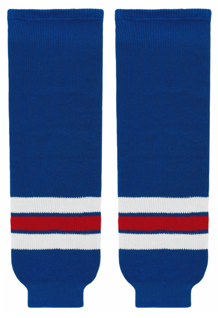 Modelline HC SKA Saint Petersburg Home Royal Blue Knit Ice Hockey Socks 3 Modelline HC SKA Saint Petersburg Home Royal Blue Knit Ice Hockey Socks