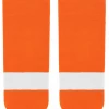 Modelline 1978-79 Philadelphia Flyers Away Orange Knit Ice Hockey Socks