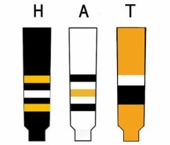 Modelline Pittsburgh Penguins Third Gold Knit Ice Hockey Socks