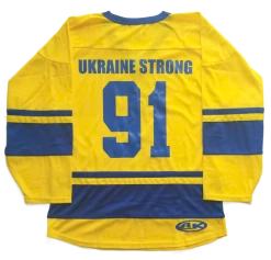 Athletic (AK) Knit Ukraine Strong Hockey Jersey