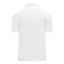Athletic (AK) Knit Athletic Knit (AK) A1810Y-000 Youth White Short Sleeve Polo Shirt Shirts