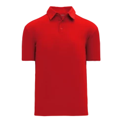 Athletic (AK) Knit Shirts Athletic Knit (AK) A1810Y-005 Youth Red Short Sleeve Polo Shirt