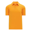 Athletic (AK) Knit Athletic Knit (AK) A1810Y-006 Youth Gold Short Sleeve Polo Shirt