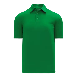 Athletic (AK) Knit Athletic Knit (AK) A1810M-007 Mens Kelly Green Short Sleeve Polo Shirt