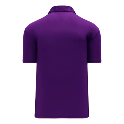 Athletic (AK) Knit Athletic Knit (AK) A1810M-010 Mens Purple Short Sleeve Polo Shirt Shirts
