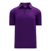 Athletic (AK) Knit Athletic Knit (AK) A1810M-010 Mens Purple Short Sleeve Polo Shirt Shirts