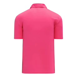 Athletic (AK) Knit Athletic Knit (AK) A1810Y-014 Pink Youth Short Sleeve Polo Shirt