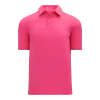 Athletic (AK) Knit Athletic Knit (AK) A1810Y-014 Pink Youth Short Sleeve Polo Shirt