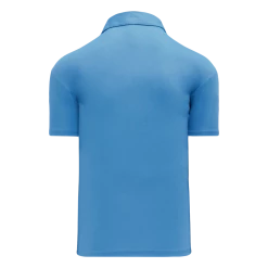 Athletic (AK) Knit Athletic Knit (AK) A1810L-018 Ladies Sky Blue Short Sleeve Polo Shirt Shirts
