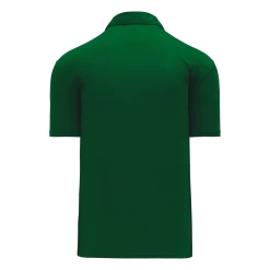 Athletic (AK) Knit Athletic Knit (AK) A1810L-029 Ladies Dark Green Short Sleeve Polo Shirt