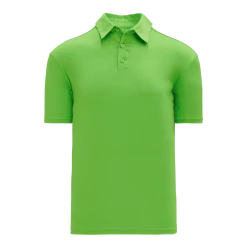 Athletic (AK) Knit Athletic Knit (AK) A1810Y-031 Youth Lime Green Short Sleeve Polo Shirt
