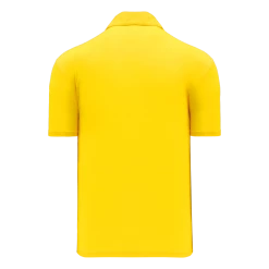 Athletic (AK) Knit Athletic Knit (AK) A1810L-055 Ladies Maize Short Sleeve Polo Shirt Shirts