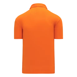 Athletic (AK) Knit Athletic Knit (AK) A1810Y-064 Youth Orange Short Sleeve Polo Shirt