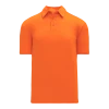 Athletic (AK) Knit Athletic Knit (AK) A1810L-064 Ladies Orange Short Sleeve Polo Shirt Shirts