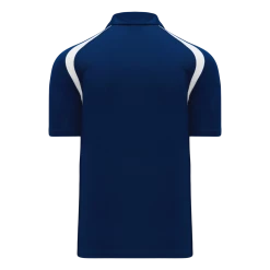 Athletic (AK) Knit Shirts Athletic Knit (AK) A1820A-216 Adult Navy/White Short Sleeve Polo Shirt