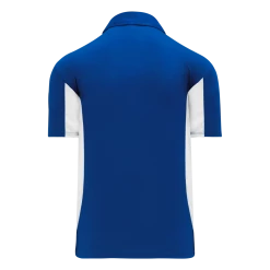 Athletic (AK) Knit Shirts Athletic Knit (AK) A1825A-206 Adult Royal Blue/White Short Sleeve Polo Shirt