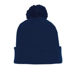 Athletic (AK) Knit Athletic Knit (AK) A1830-004 Navy Hockey Toque/Beanie