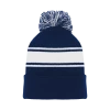 Athletic (AK) Knit Athletic Knit (AK) A1830A-216 Adult Navy/White Hockey Toque/Beanie