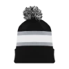 Athletic (AK) Knit Athletic Knit (AK) A1830A-941 Adult LA Black Hockey Toque/Beanie