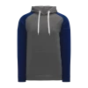 Athletic (AK) Knit Athletic Knit (AK) A1840Y-931 Youth Heather Charcoal/Navy Apparel Sweatshirt