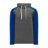 Athletic (AK) Knit Athletic Knit (AK) A1840Y-932 Youth Heather Charcoal/Royal Blue Apparel Sweatshirt