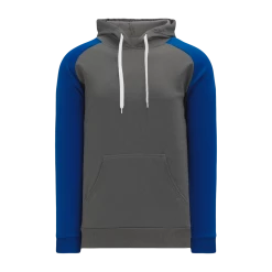 Athletic (AK) Knit Athletic Knit (AK) A1840Y-932 Youth Heather Charcoal/Royal Blue Apparel Sweatshirt