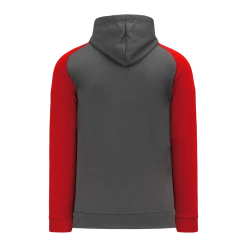 Athletic (AK) Knit Athletic Knit (AK) A1840Y-933 Youth Heather Charcoal/Red Apparel Sweatshirt