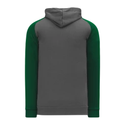 Athletic (AK) Knit Athletic Knit (AK) A1840A-934 Adult Heather Charcoal/Dark Green Apparel Sweatshirt