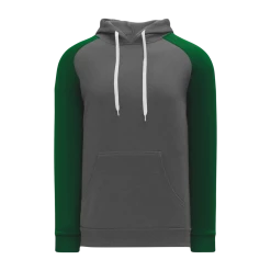 Athletic (AK) Knit Athletic Knit (AK) A1840Y-934 Youth Heather Charcoal/Dark Green Apparel Sweatshirt