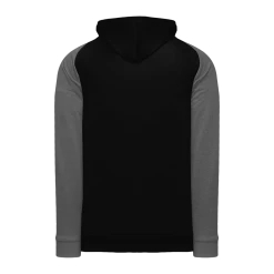 Athletic (AK) Knit Athletic Knit (AK) A1840A-965 Adult Black/Heather Charcoal Apparel Sweatshirt