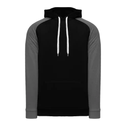 Athletic (AK) Knit Athletic Knit (AK) A1840A-965 Adult Black/Heather Charcoal Apparel Sweatshirt