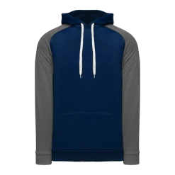 Athletic (AK) Knit Athletic Knit (AK) A1840A-966 Adult Navy/Heather Charcoal Apparel Sweatshirt