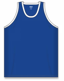 Athletic (AK) Knit Athletic Knit (AK) B1325M-206 Mens Royal Blue/White League Basketball Jersey Hockey