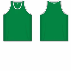 Athletic (AK) Knit Hockey Athletic Knit (AK) B1325Y-210 Youth Kelly Green/White League Basketball Jersey