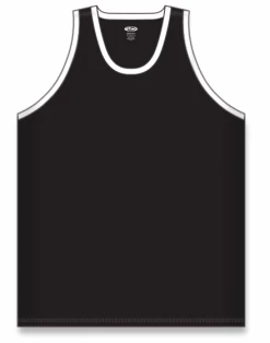 Athletic (AK) Knit Hockey Athletic Knit (AK) B1325Y-221 Youth Black/White League Basketball Jersey