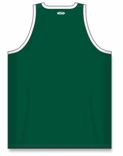 Athletic (AK) Knit Athletic Knit (AK) B1325L-260 Ladies Dark Green/White League Basketball Jersey